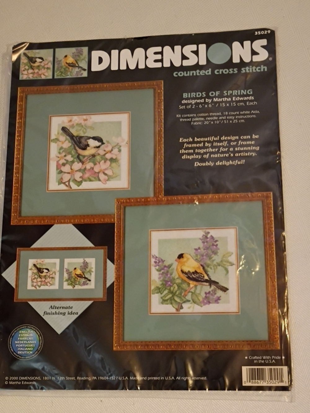 Dimensions Birds Of Spring Cross Stitch